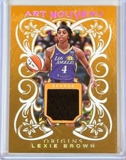2024 Panini Origins WNBA Art Nouveau Memorabilia Lexie Brown #AN-LB card