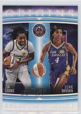 2024 Panini Origins WNBA Splitting Image Lexie Brown/Zia Cooke #9 card