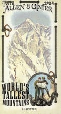 2024 Topps Allen & Ginter World’s Tallest Mountains Lhotse #WTM-4 card