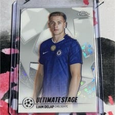 2025 Topps UEFA Ultimate Stage Chrome Liam Delap #US-16 card