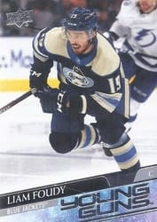 2020-21 Upper Deck Base Set Liam Foudy #224 card