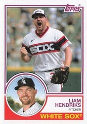 2021 Topps Archives Base Set Liam Hendriks #180 card