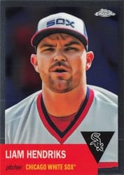2022 Topps Chrome Platinum Anniversary Base Set Liam Hendriks #261 card