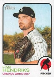 2022 Topps Heritage Base Set Liam Hendriks #577 card