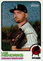 2022 Topps Heritage Chrome Liam Hendriks #577 card