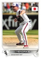 2022 Topps Japan Edition Base Set Liam Hendriks #119 card