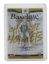 2025-26 Finest Baseline Autographs Liam McNeeley #BA-LM card
