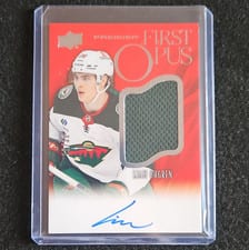 2024-25 Upper Deck Premier First Opus Rookie Auto Jersey Liam Ohgren #FO-LO card
