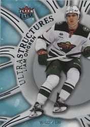 2025-26 Fleer Ultra Ultrastructures Liam Ohgren #SR 24 of 25 card