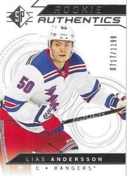 2018-19 SP Base Set Lias Andersson #139 card