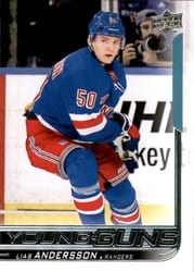 2018-19 Upper Deck Base Set Lias Andersson #497 card