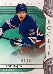 2019-20 Upper Deck Artifacts Base Set Libor Hajek #173 card