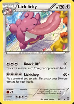 Furious Fists Lickilicky #79 card