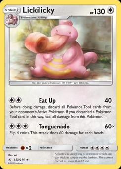 Unbroken Bonds Lickilicky #153 card