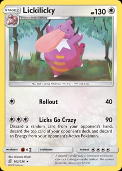 Unified Minds Lickilicky #162 card