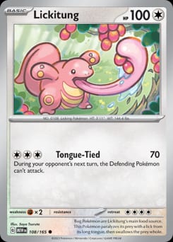 151 Lickitung #108 card
