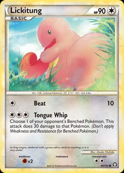 2010 HS—Triumphant Lickitung #66 card