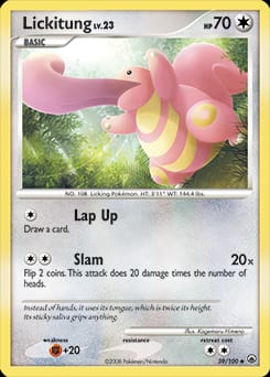 Majestic Dawn Lickitung #39 card