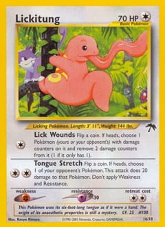 Southern Islands Lickitung #16 card