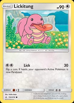 Unbroken Bonds Lickitung #152 card