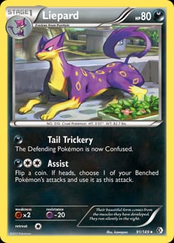 Boundaries Crossed Liepard #91 card