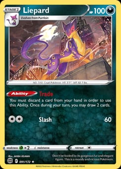 Brilliant Stars Liepard #91 card