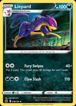 Crown Zenith Liepard #78 card
