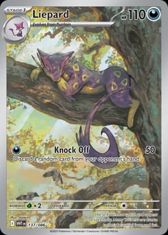 2025 White Flare Liepard #137 card