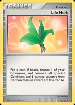 Platinum Life Herb #108 card
