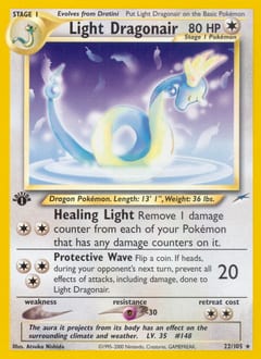 Neo Destiny Light Dragonair #22 card