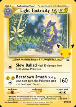 SWSH Black Star Promos Light Toxtricity #SWSH137 card