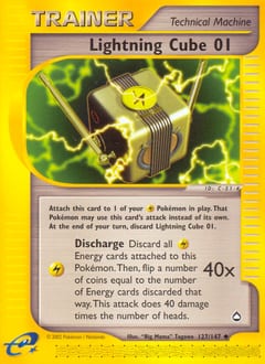 Aquapolis Lightning Cube 01 #127 card