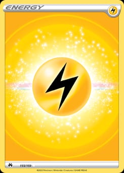 Crown Zenith Lightning Energy #155 card