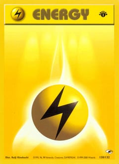 Gym Heroes Lightning Energy #130 card