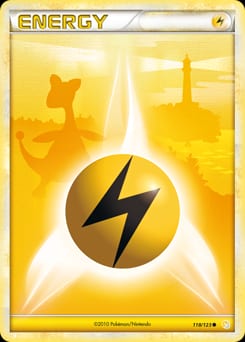 2010 HeartGold & SoulSilver Lightning Energy #118 card