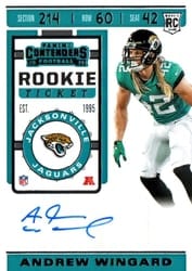2019 Panini Contenders Base Set Lil'Jordan Humphrey #185 card