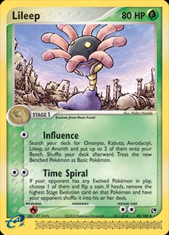 Sandstorm Lileep #42 card