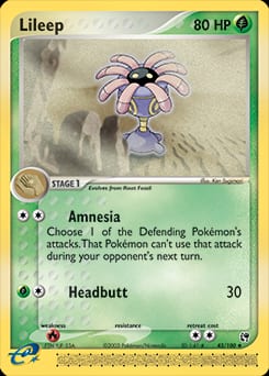 Sandstorm Lileep #43 card