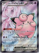 2022 Scarlet & Violet Promos Lillie's Clefairy ex #195 card