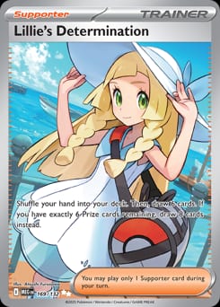 2025 Mega Evolution Lillie's Determination #169 card