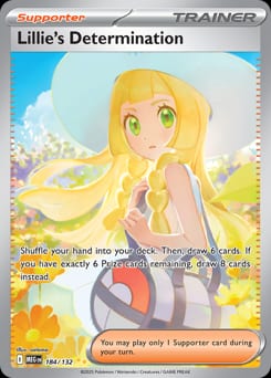 2025 Mega Evolution Lillie's Determination #184 card