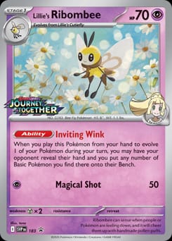 2022 Scarlet & Violet Promos Lillie's Ribombee #183 card
