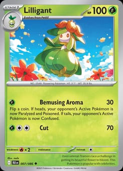 Black Bolt Lilligant #7 card