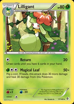 Boundaries Crossed Lilligant #17 card