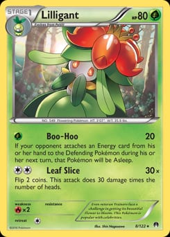 2016 BREAKpoint Lilligant #8 card