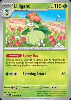 Journey Together Lilligant #7 card