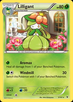 Noble Victories Lilligant #5 card