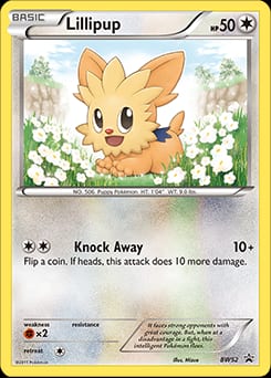 BW Black Star Promos Lillipup #BW52 card