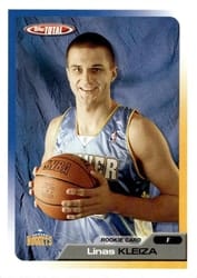2005-06 Topps Total Base Set Linas Kleiza #315 card