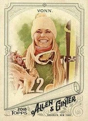 2018 Topps Allen & Ginter Base Set Lindsey Vonn #57 card